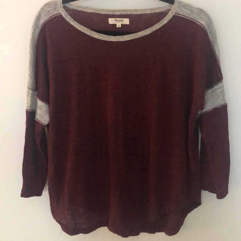 Linen Baseball Tee